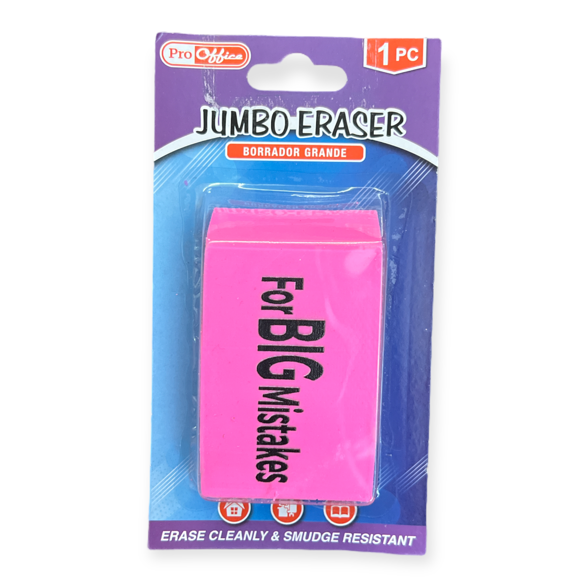 Big Mistakes Eraser Jumbo Asstd