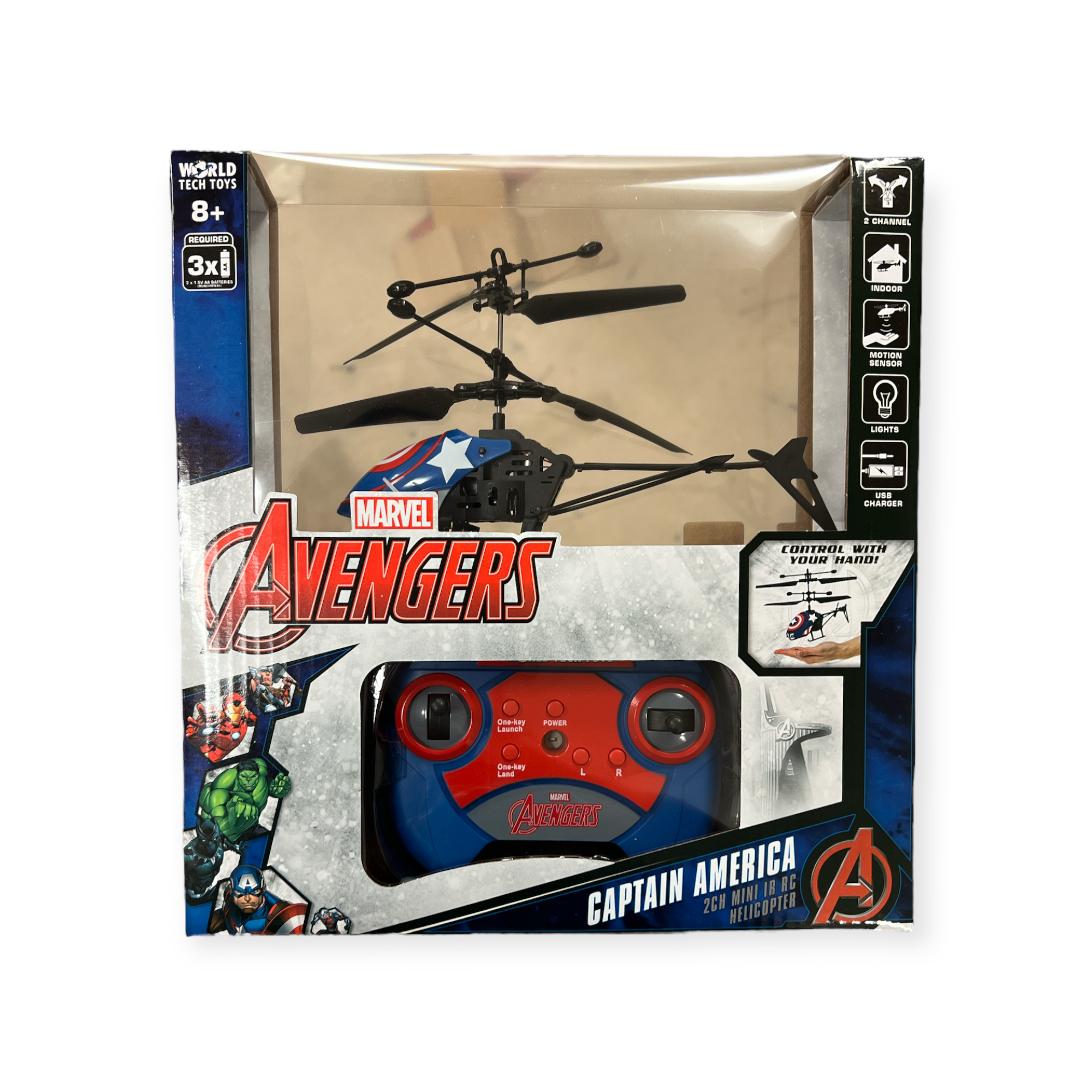 HELICOPTER, 2CH IR CAPTAIN AMERICA