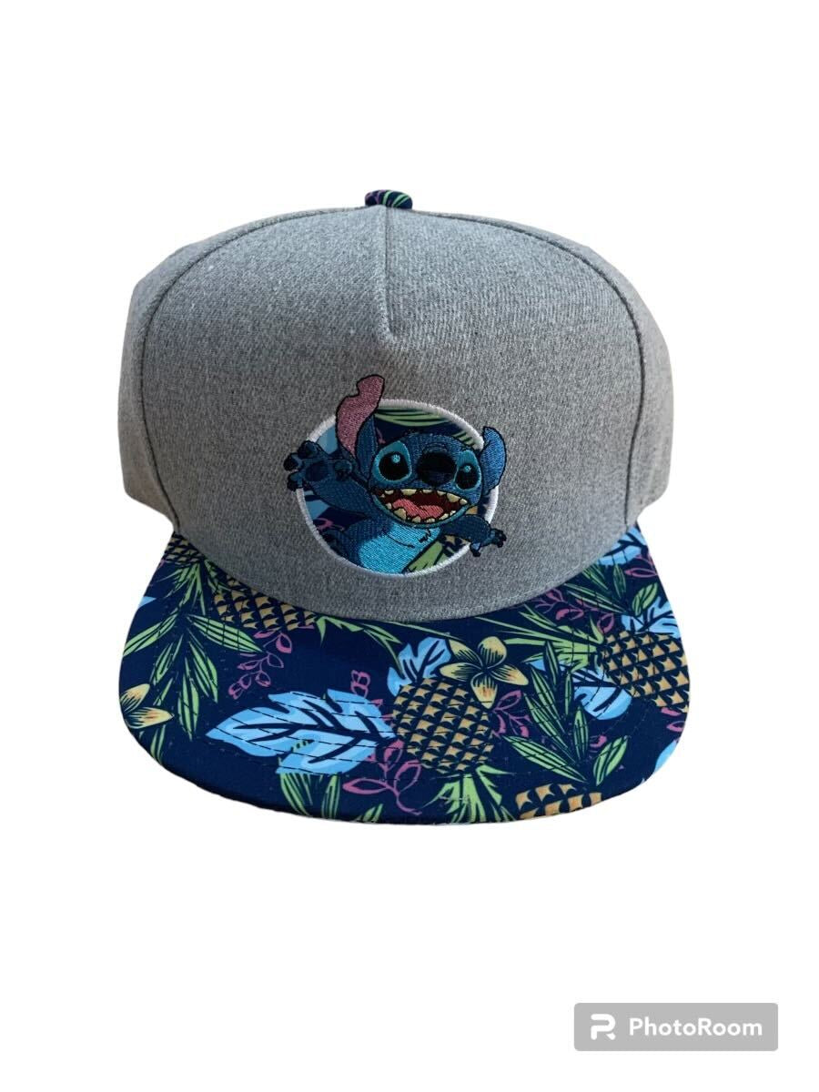Disney Stitch Tropical Pineapple Adjustable Hat - Heather Grey