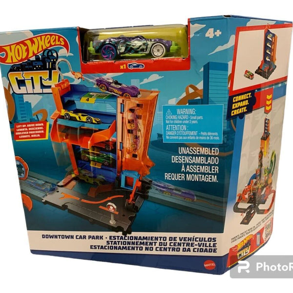 Hot Wheels City Downtown Car Park