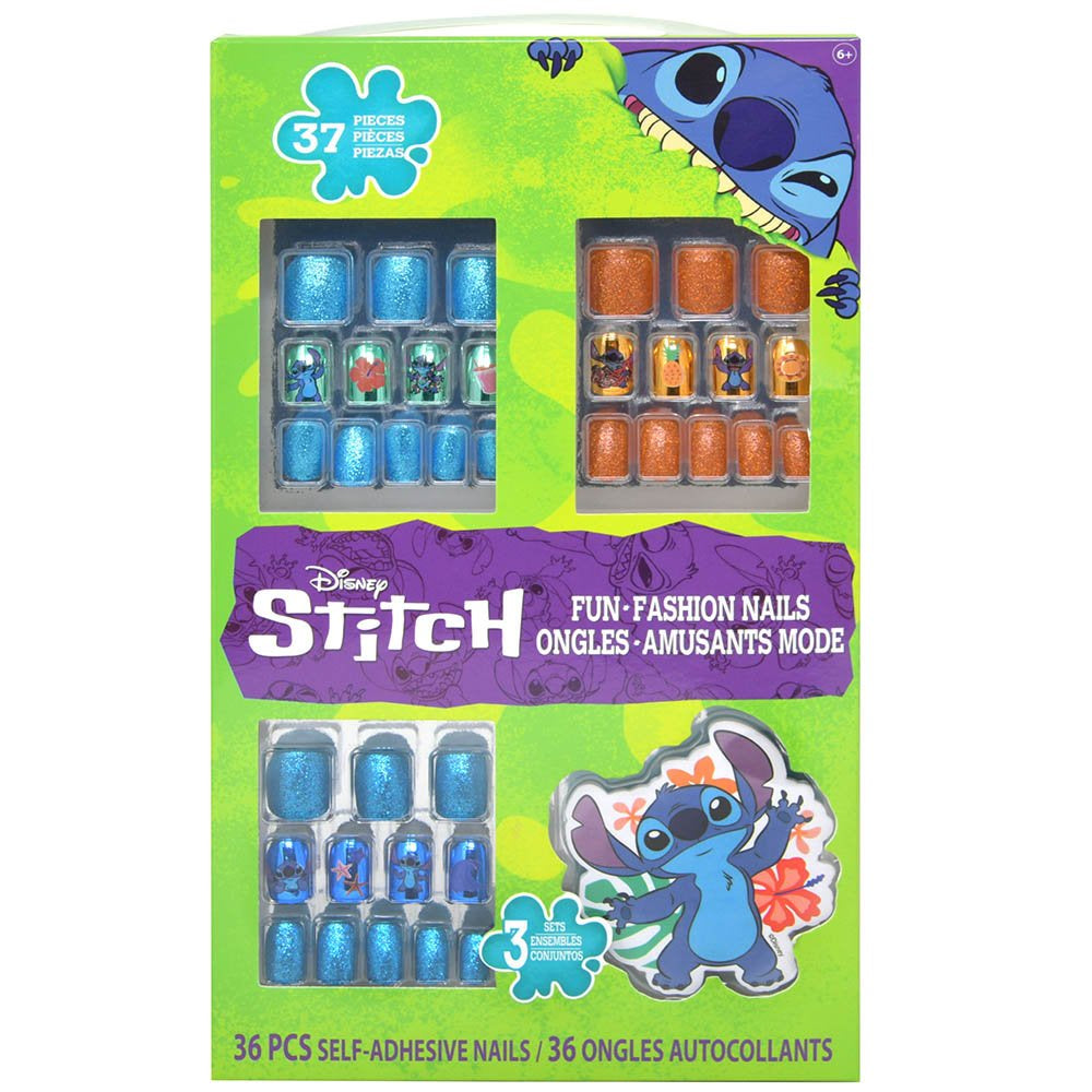Stitch 36pk Press on Nails in Box