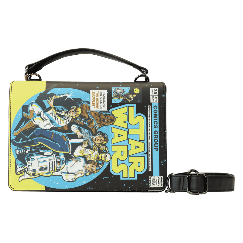 Dark Side Vs. Light Side Comic Book Crossbody Bag