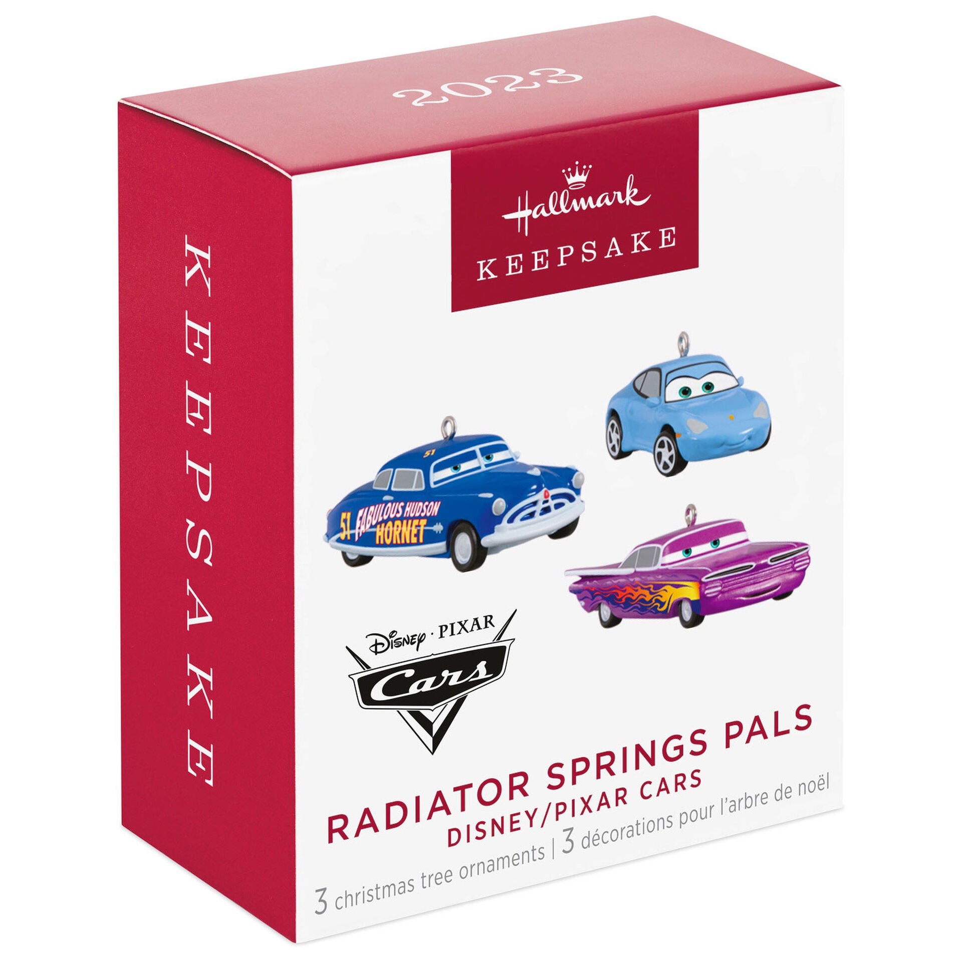 Mini Disney/Pixar Cars Radiator Springs Pals Ornaments, Set of 3