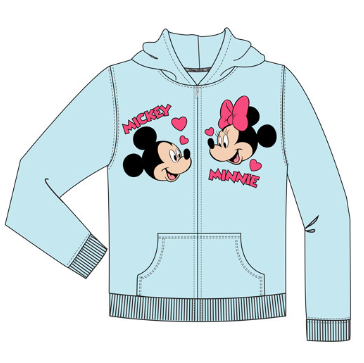 Mickey & Minnie Love Youth Zipper Hoodie