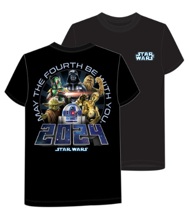 Star Wars Adult 2024 May The Fourth Be With You Tee