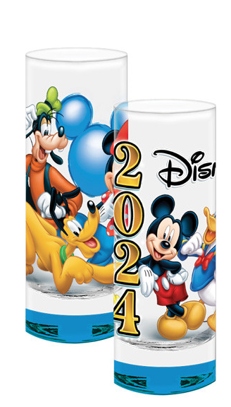 2024 Mickey and Friends Shot Glass Blue Bottom