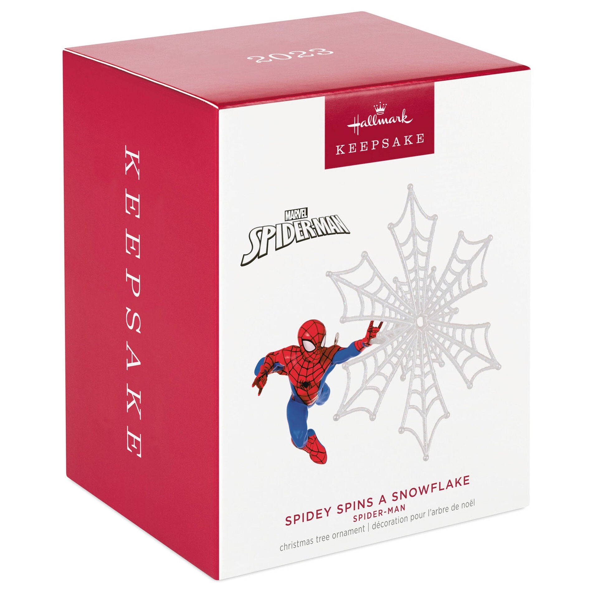 Marvel Spider-Man Spidey Spins a Snowflake Ornament