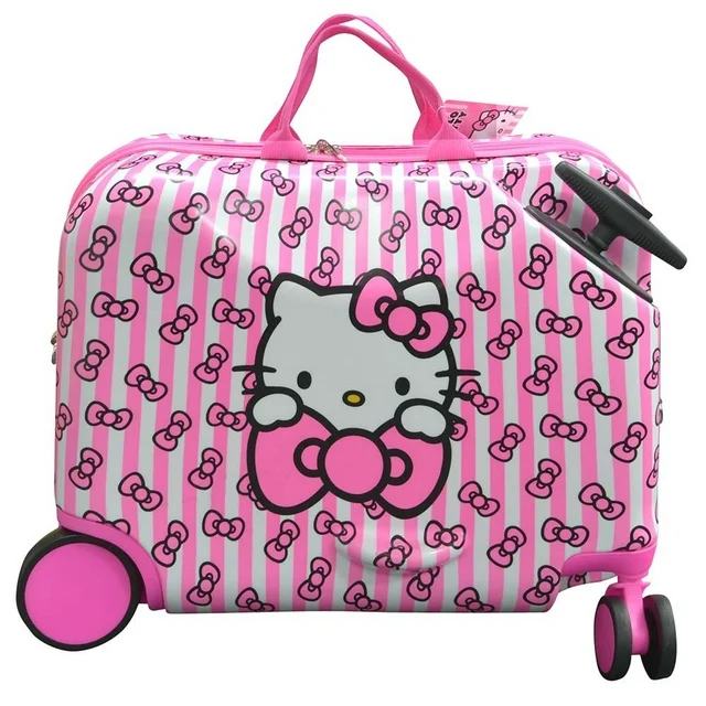 Sanrio Hello Kitty Ride on Suitcase for Kids, 18'' Suitcase