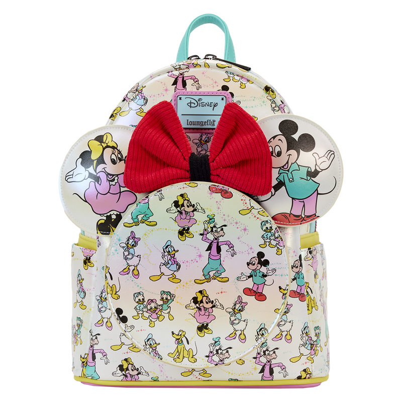 Disney100 Mickey & Friends Classic All-Over Print Iridescent Mini Back