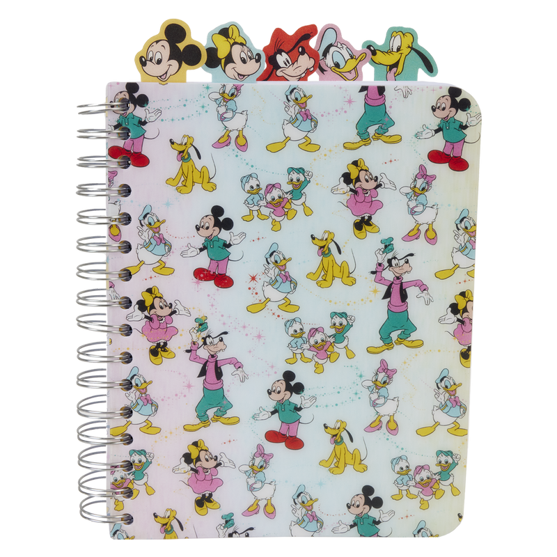 Disney 100 Mickey & Friends Classic Spiral Tab Journal