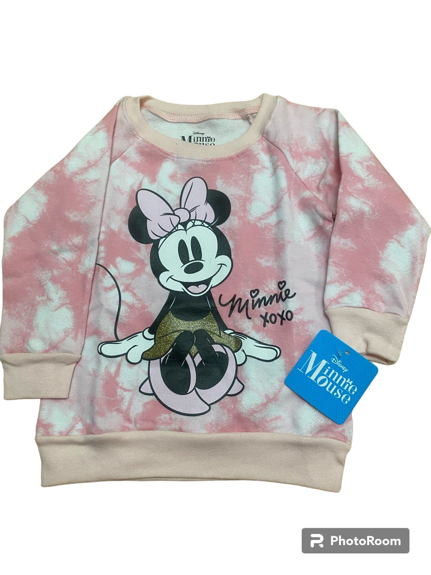 Toddler Minnie Mouse Xoxo Sweatshirt Light Pink