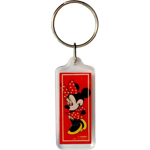 Classic Minnie Red Lucite Keychain