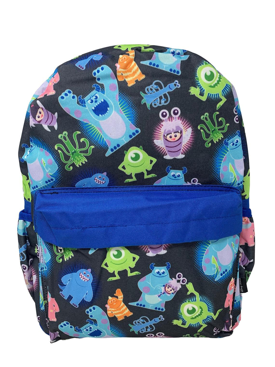 Disney Monsters Inc Allover Print 16" Large School Backpack