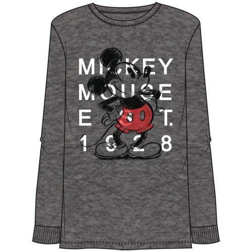 Adult Unisex Mickey Mouse Night Long Sleeve Top