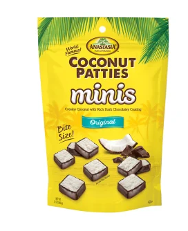 Anastasia Confections- Original Mini Coconut Patties 12oz Bag