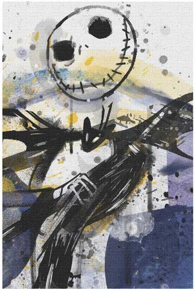 Artsy Jack 16In X 24In Scrape Paint Canvas Wall Art
