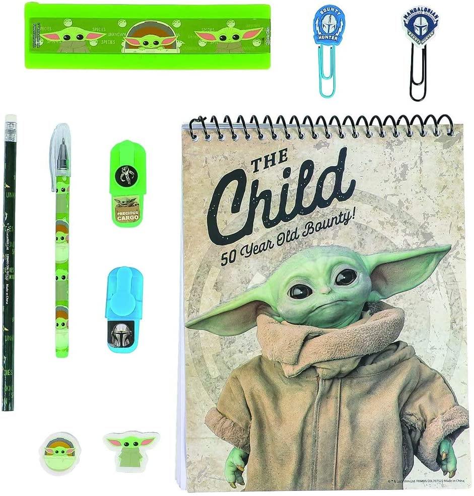 Baby Yoda Gorgu Star Wars The Mandalorian Office And School Supplies Stationery Set In Resealable Pouch