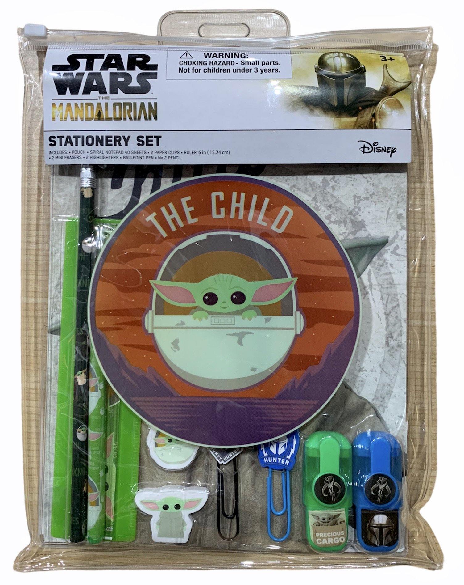Baby Yoda Gorgu Star Wars The Mandalorian Office And School Supplies Stationery Set In Resealable Pouch