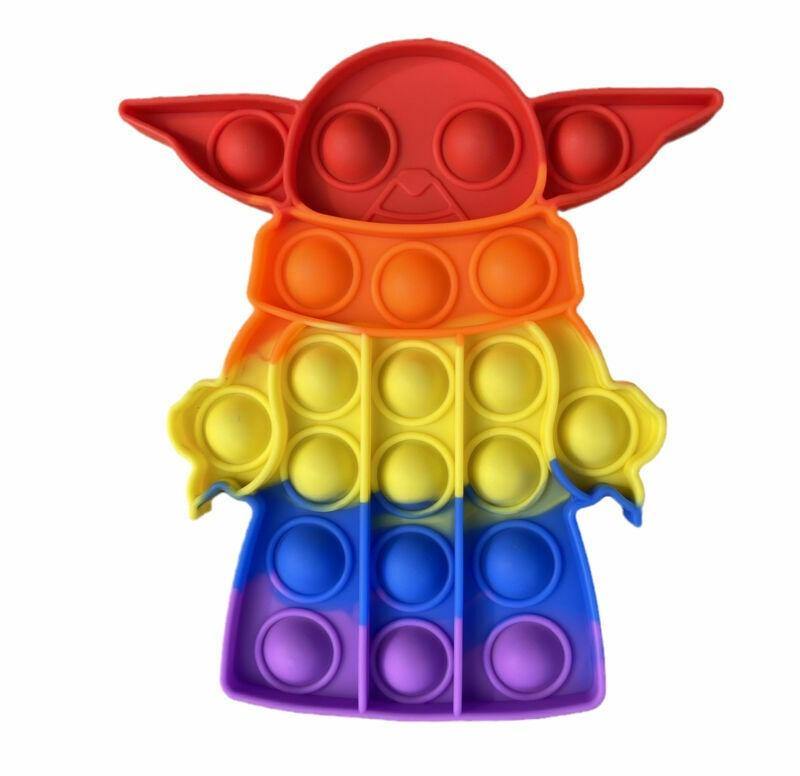 Baby Yoda Rainbow Fidget Pop