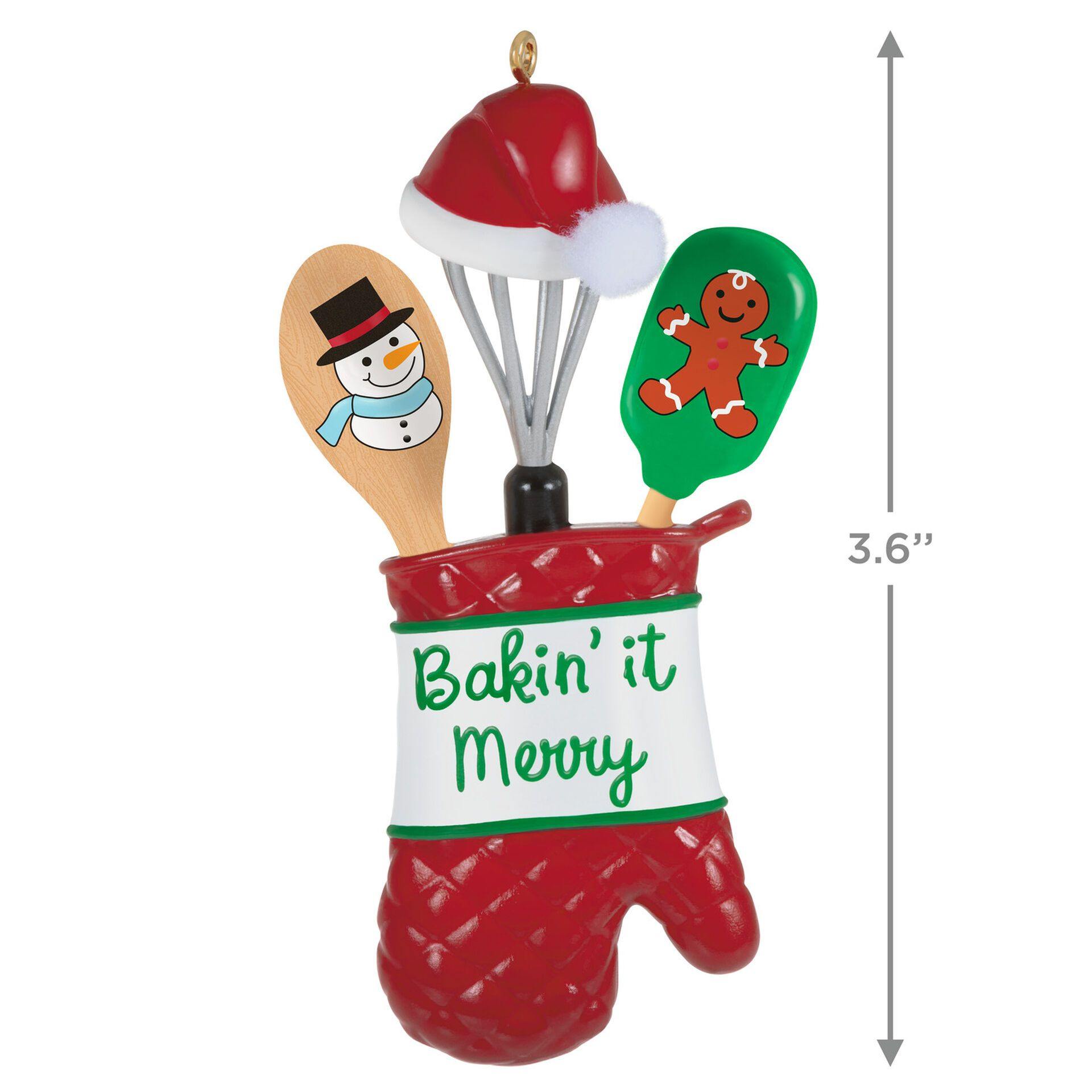 Bakin’ It Merry Kitchen Utensils Ornament
