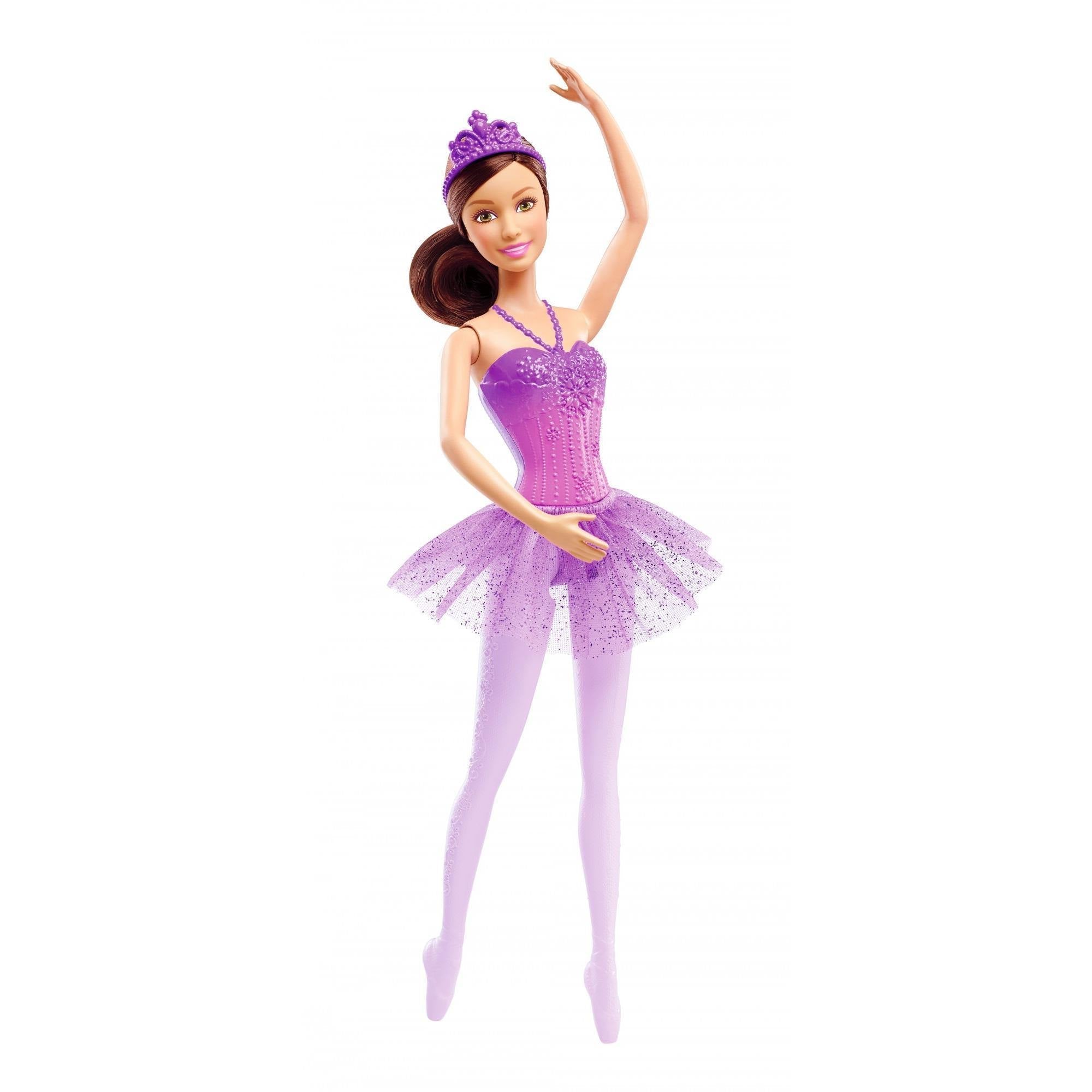 Barbie Ballerina Doll With Removable Purple Tutu & Tiara