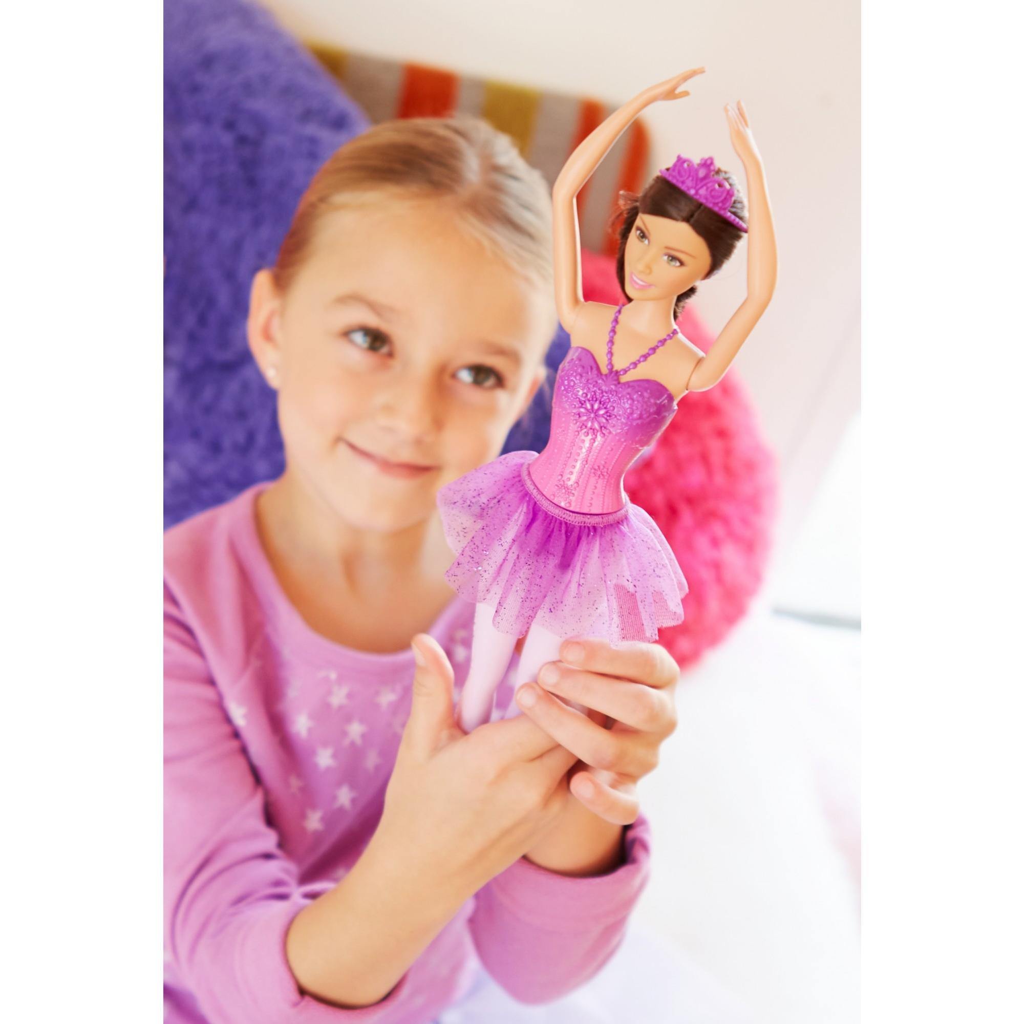 Barbie Ballerina Doll With Removable Purple Tutu & Tiara