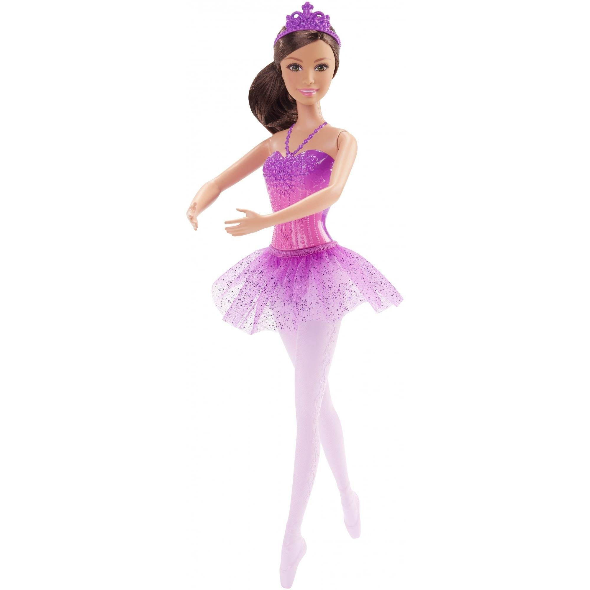 Barbie Ballerina Doll With Removable Purple Tutu & Tiara