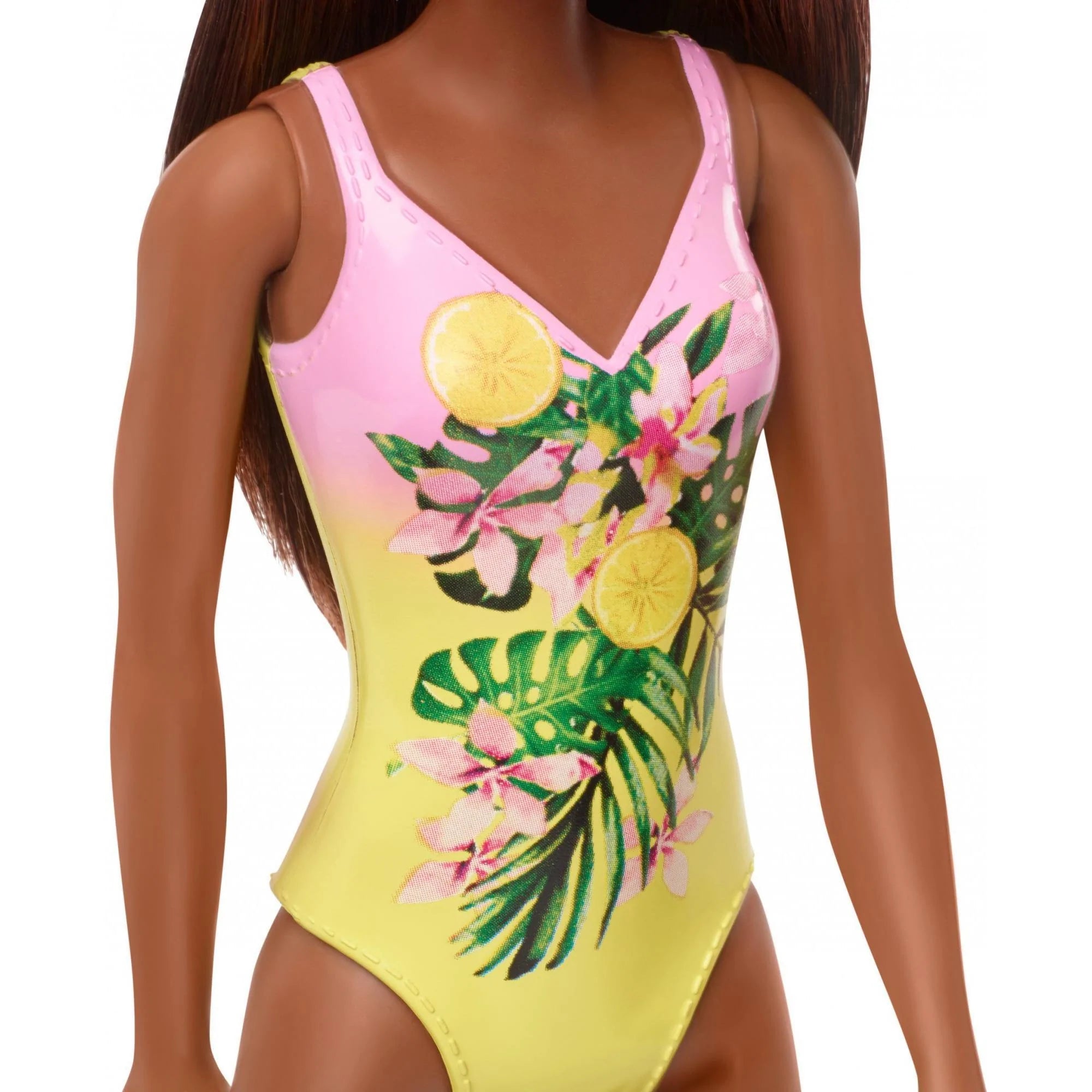 Barbie Brunette Beach Doll with Swim Suit