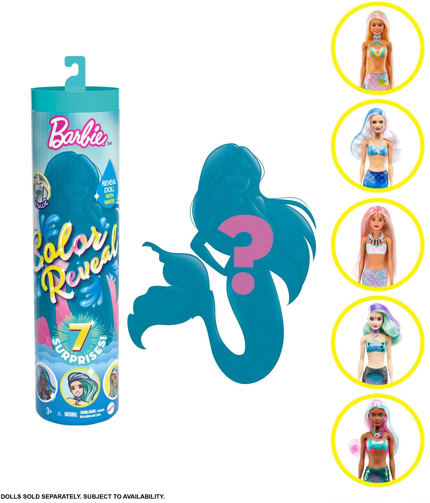Barbie Color Reveal Mermaid Doll
