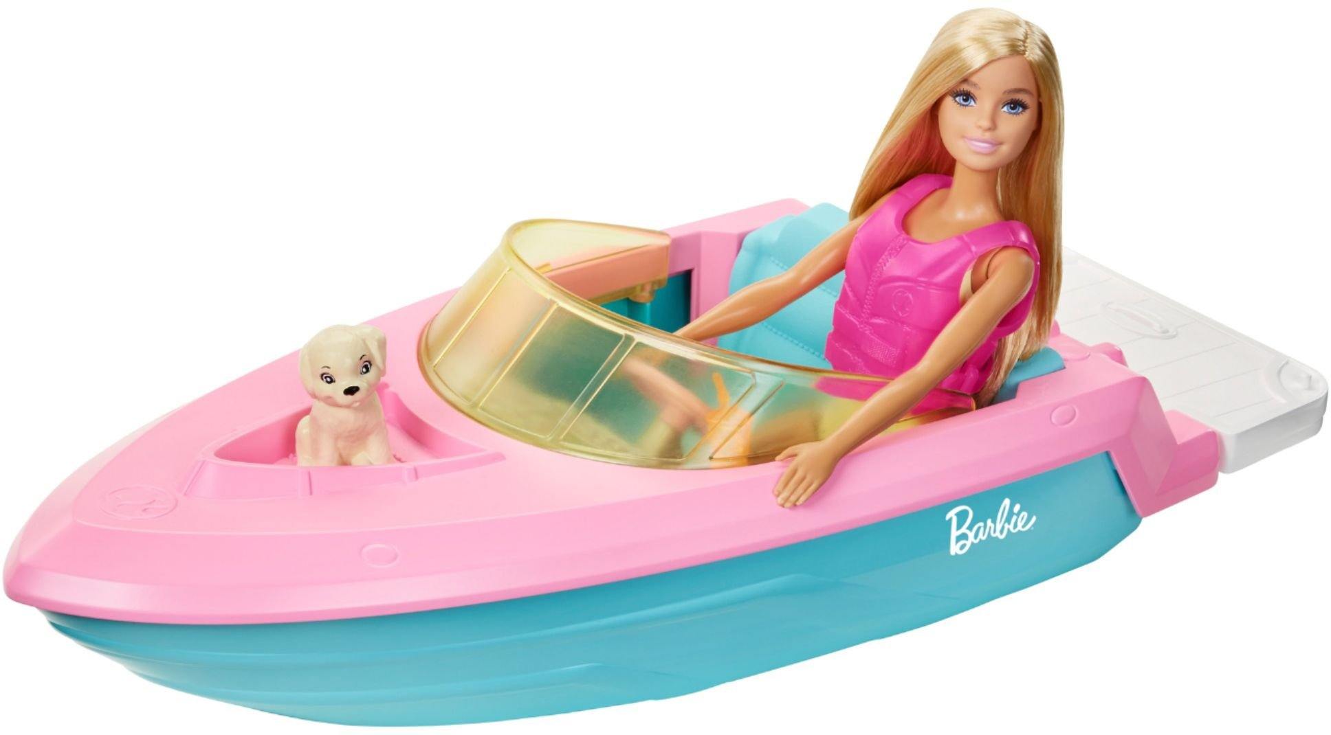 Barbie Doll & Boat Playset