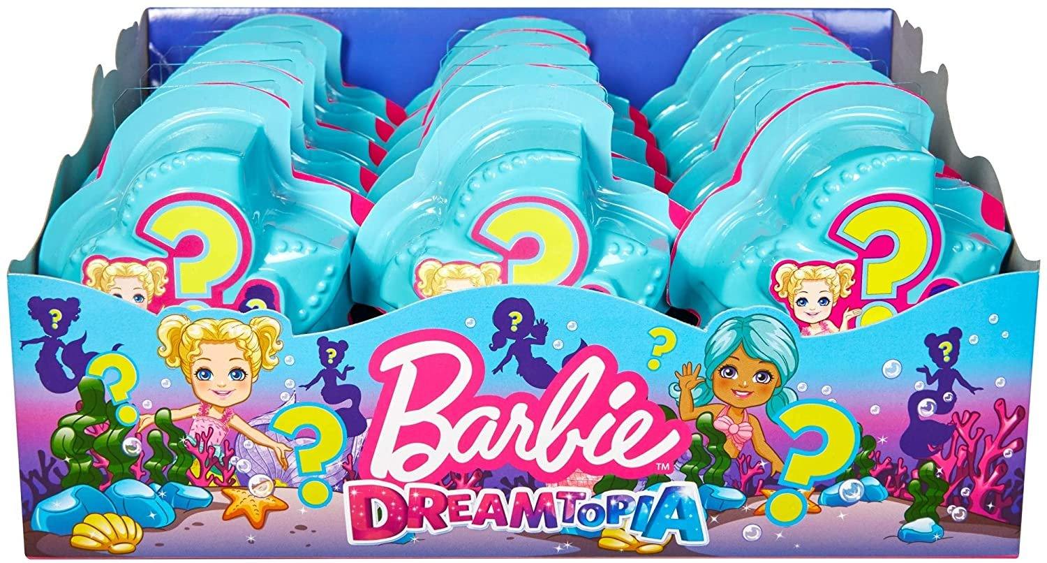 Barbie Dreamtopia Blind Pack Surprise Mermaid Dolls  [Styles May Vary], 4-inch, in Seashell, with Surprise Look, Gift for 3 to 7 Year Olds