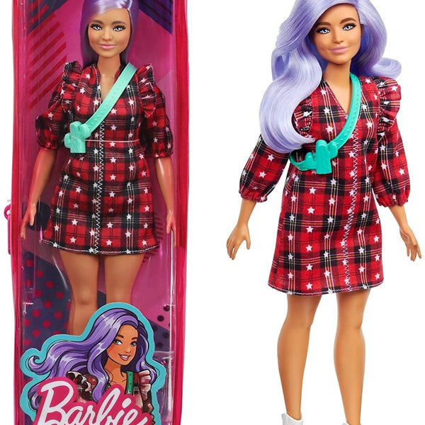 Barbie Fashionistas Doll Curvy with Lavender Hair