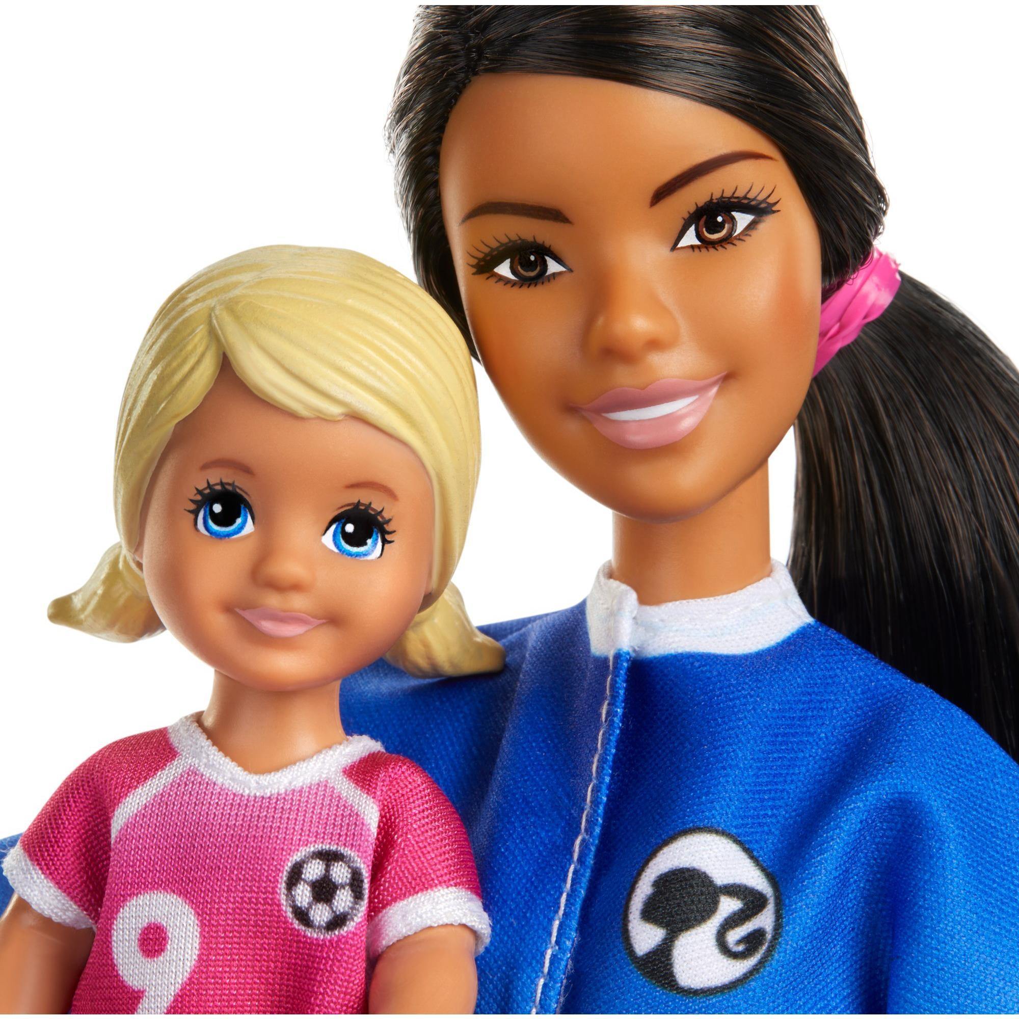 Barbie Soccer Coach Playset With Accessories - Brunette