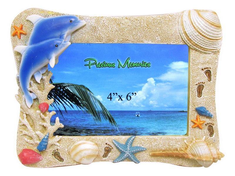 Beach and Dolphin Photo Frame