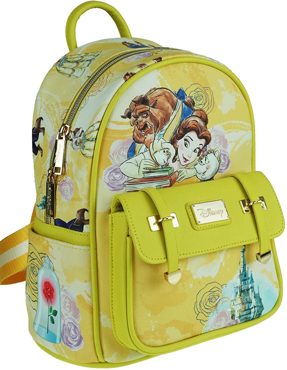 Beauty and the Beast 11" Vegan Leather Mini Backpack