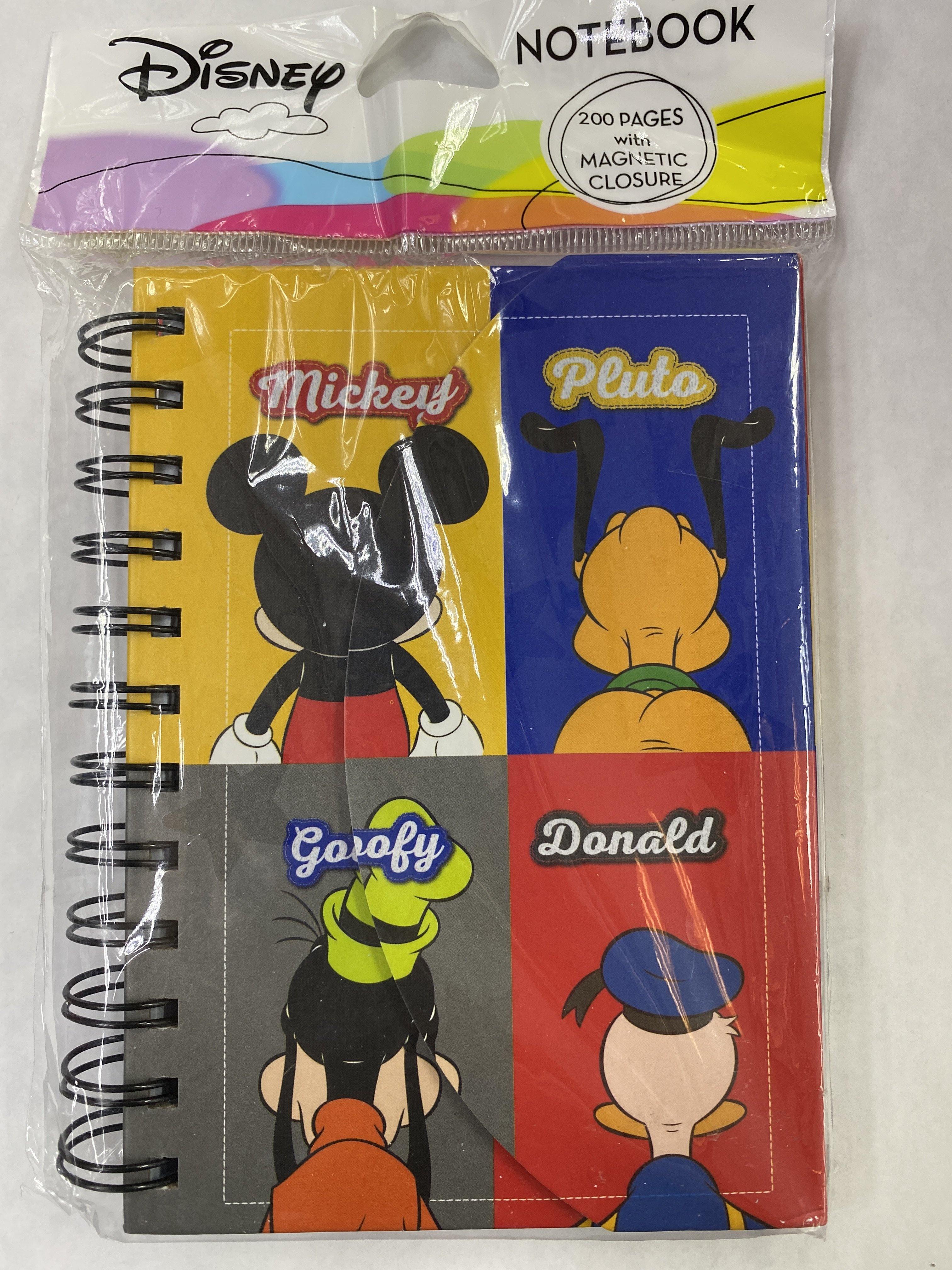Books Notepad Mickey Donald Pluto & Goofy