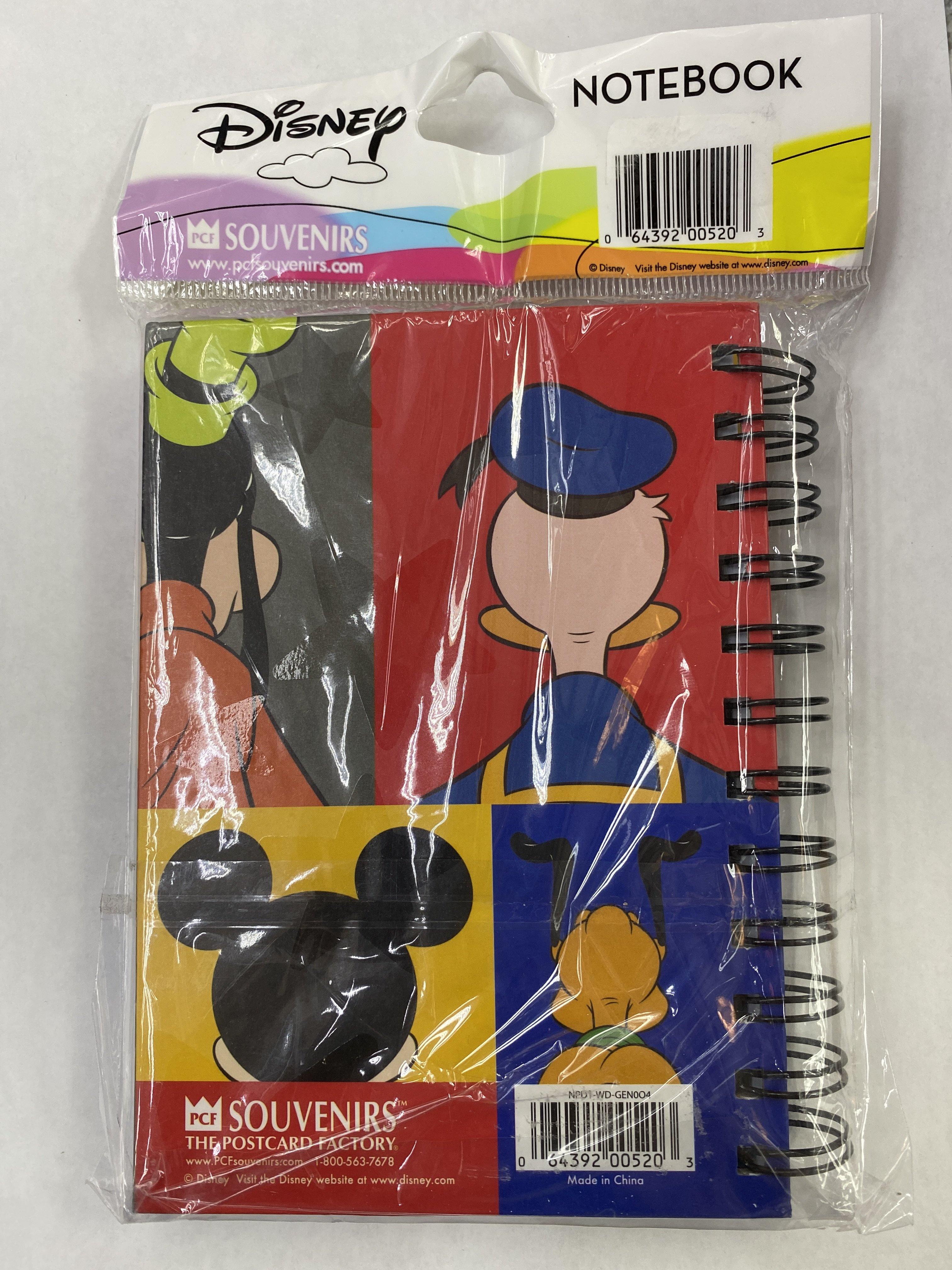 Books Notepad Mickey Donald Pluto & Goofy