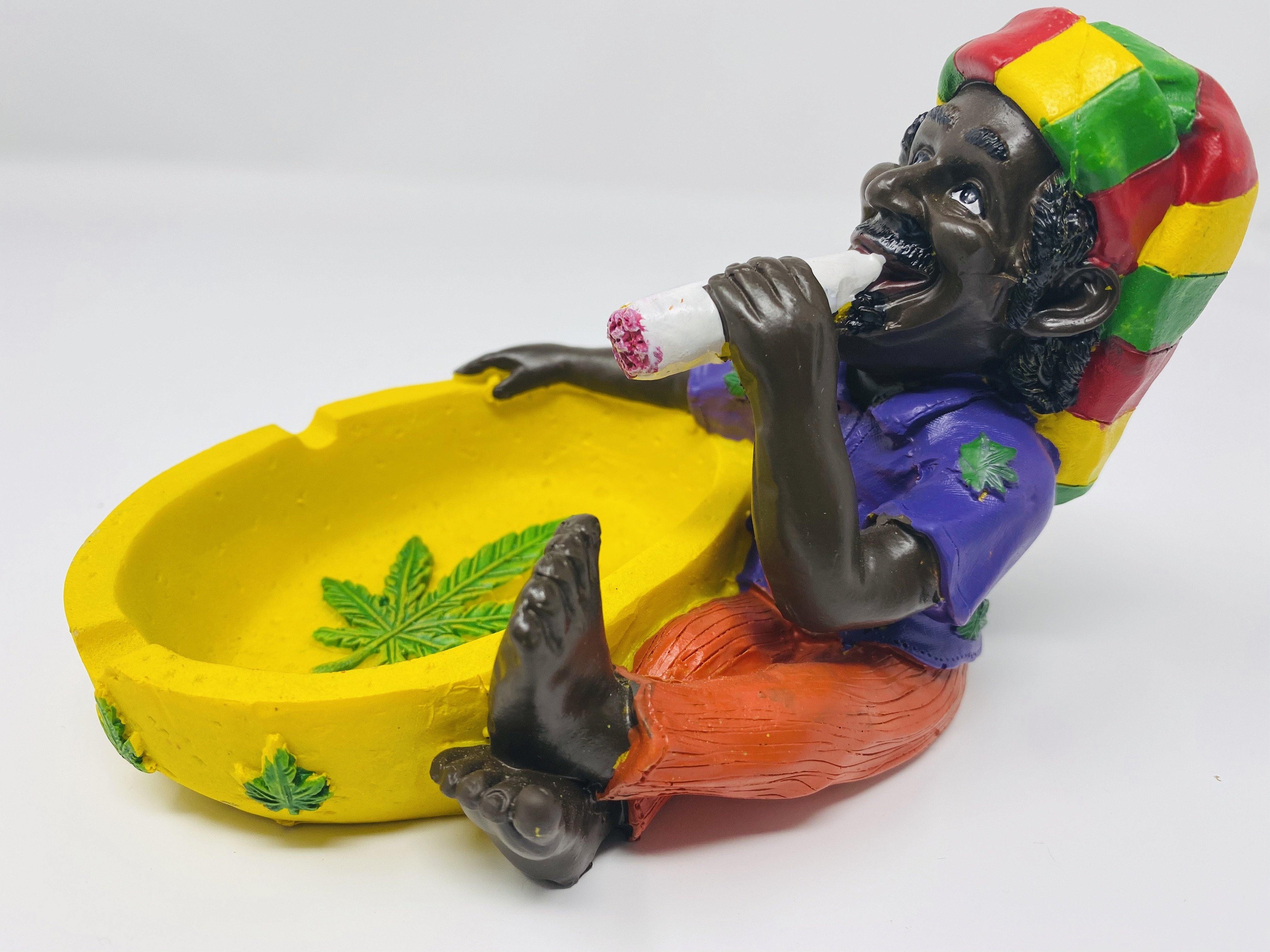 COLORED RASTA ASHTRAY