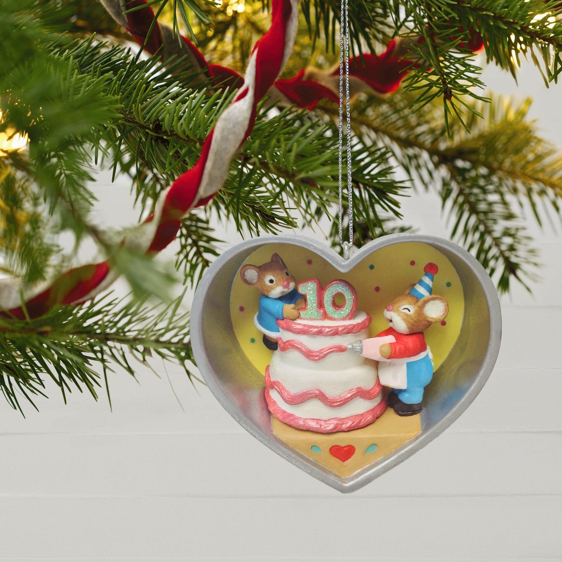 Cookie Cutter Mouse Ten Sweet Years Special Edition Ornament