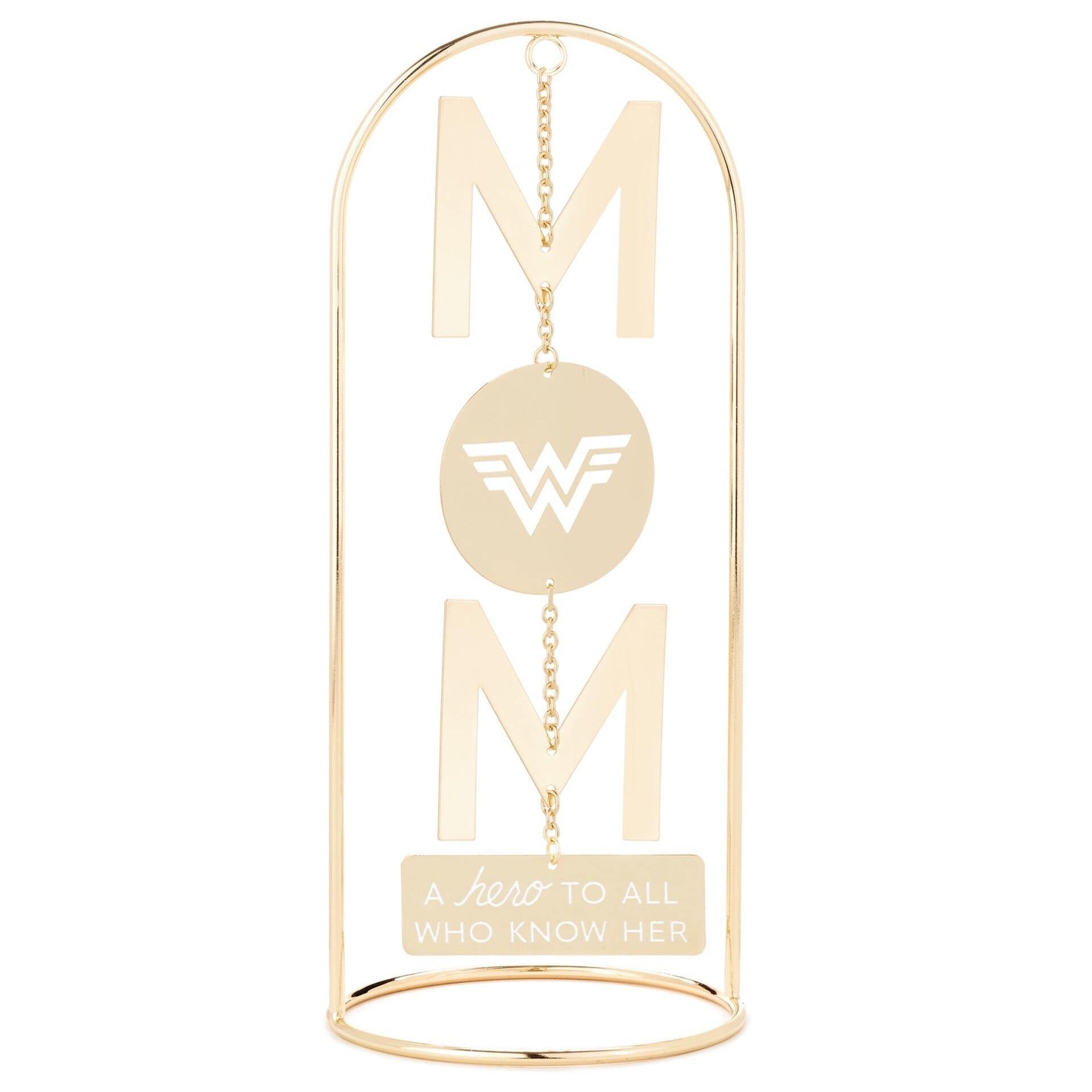 Dc Comics™ Wonder Woman 1984¢ Hero Mom Metal Quote Sign And Stand