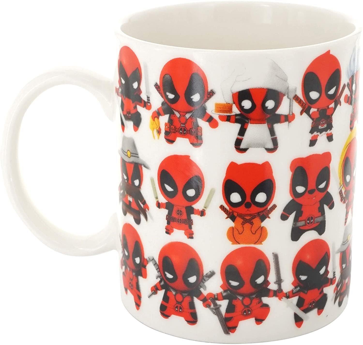 Deadpool 3D Foam Style Collage Ceramic Mug
