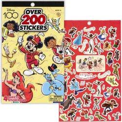 Disney 100- 4 Sheet Foil Cover Sticker Pad, 500+ Stickers