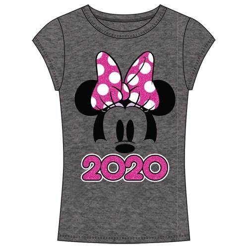 Disney 2020 Minnie Show Fashion Top, Dark Gray Pink