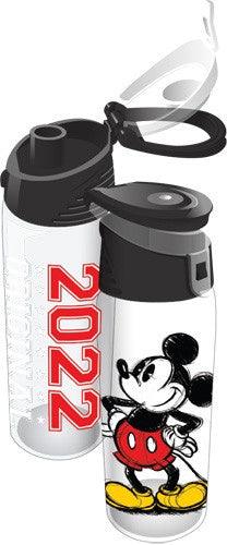 Disney 2022 Mickey Mouse Classic Flip-Top Water Bottle