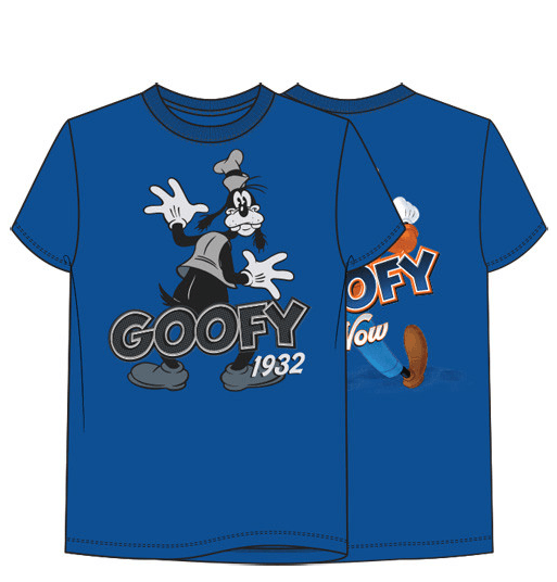 Disney Adult Hanging With Goofy Blue Tee