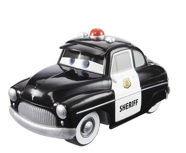 Disney and Pixar Cars Track Talkers Sheriff Vehicle, 5.5-in Talking Movie