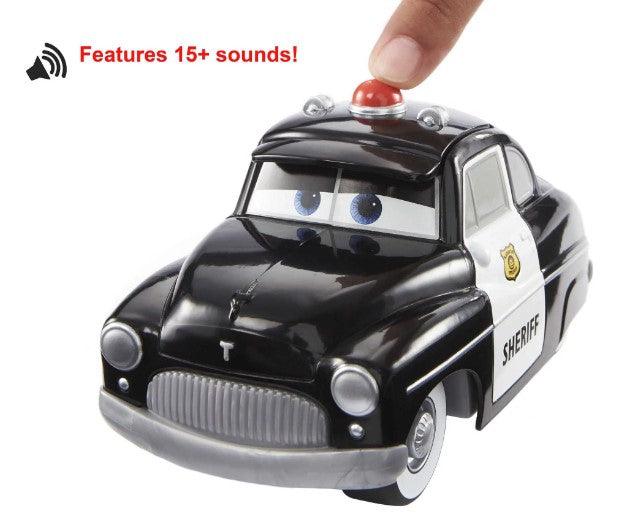 Disney and Pixar Cars Track Talkers Sheriff Vehicle, 5.5-in Talking Movie