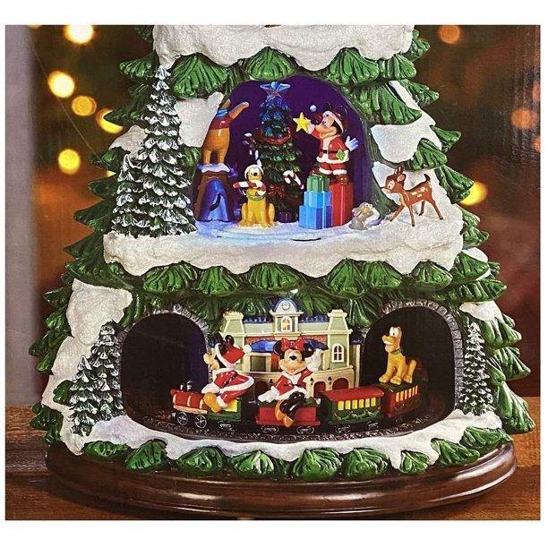 Disney Animated Christmas Tree 17" Inch with 8 Holiday Songs