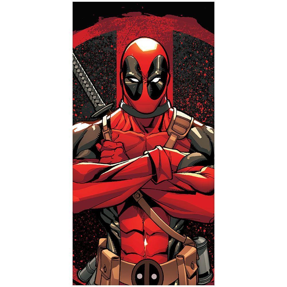 Disney Beach Towels -  DeadPool Waiting Beach