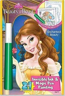 Disney Beauty And The Beast Magic Pen And Invisible Ink Painting Book
